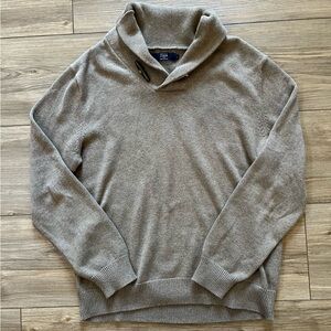 J. Crew Men's Brown V-Neck Sweater